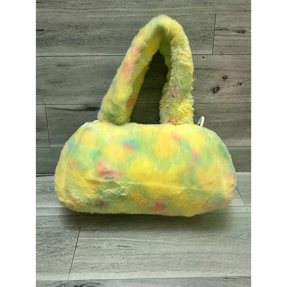 Sanrio Cinnamoroll Plush Handbag in Yellow Green Tie-Dye